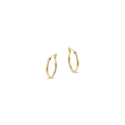 Venus Gold Hoop Earrings | Size: Medium