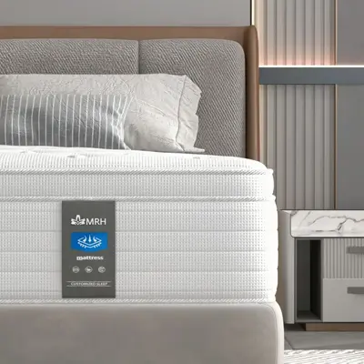 MRH 12-Inch Twin，Full，Queen，King，Luxury Hybrid Mattress -Memory Foamand Individual Pocket Springs for UltimateComfort...