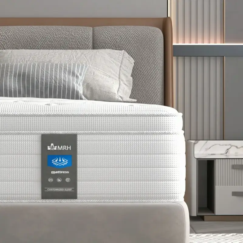 MRH 12-Inch Twin，Full，Queen，King，Luxury Hybrid Mattress -Memory Foamand Individual Pocket Springs for UltimateComfort...