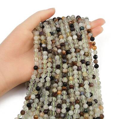 Natural Prehnite Beads Strands