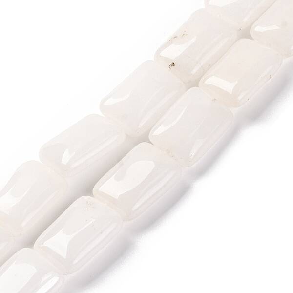 Natural White Jade Beads Strands