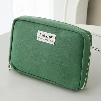 Multi-layer Large Capacity Pencil Case, 1 Count Multi-functional Simple Stationery Storage Bag, Desk Organizer for Home Offic...