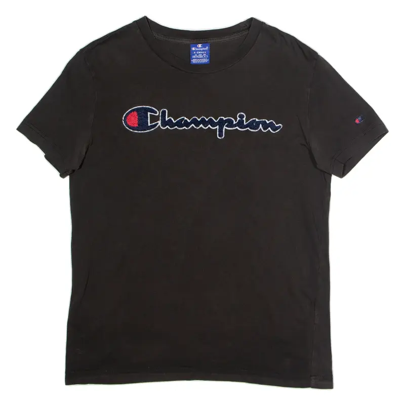 CHAMPION Mens T-Shirt Grey Crew Neck XS
