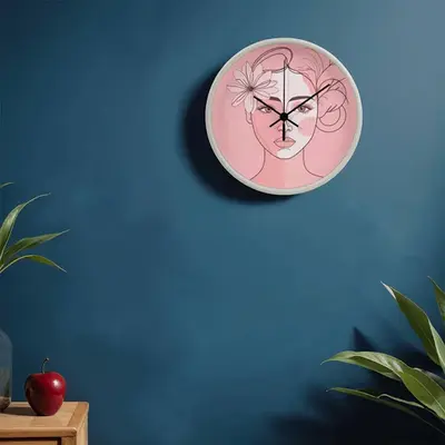 Calm & Collected - Modern Wall Clock Art