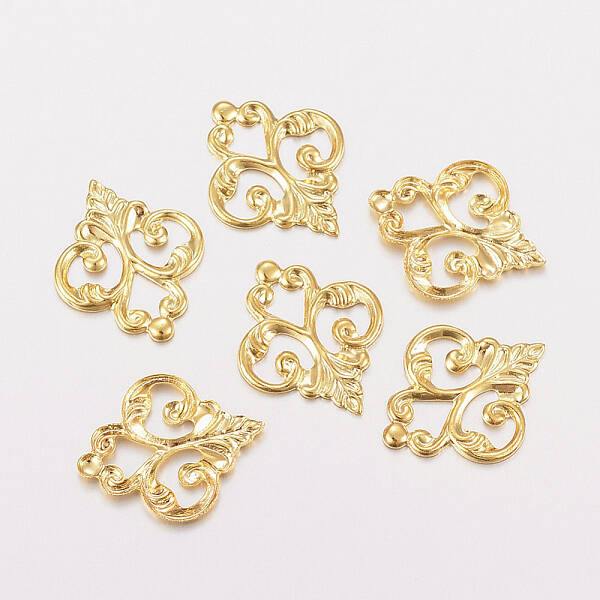 201 Stainless Steel Filigree Joiners Links