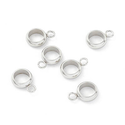 Non-Tarnish 201 Stainless Steel Tube Bails