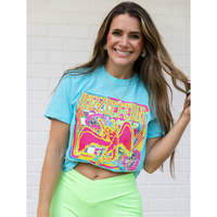 Neon LedZep Band Tshirt