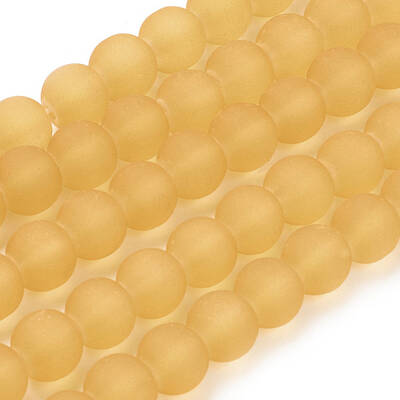Transparent Glass Bead Strands