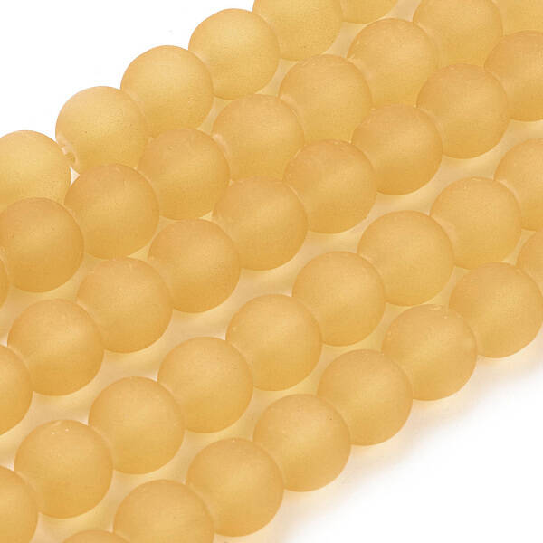 Transparent Glass Bead Strands