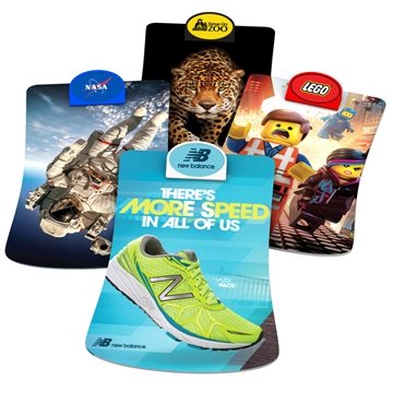 150 Promotional Full Color Contoured Clipboard - Plastic