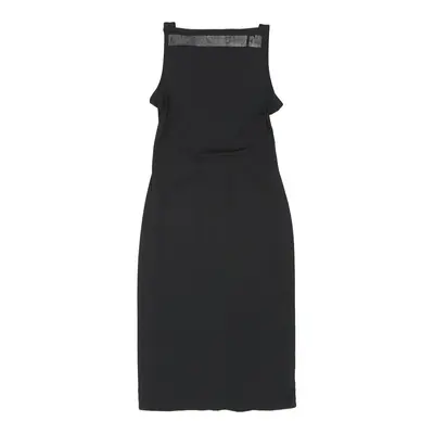 Gianfranco Ferre Midi Dress - Large Black Nylon Blend | Size: large