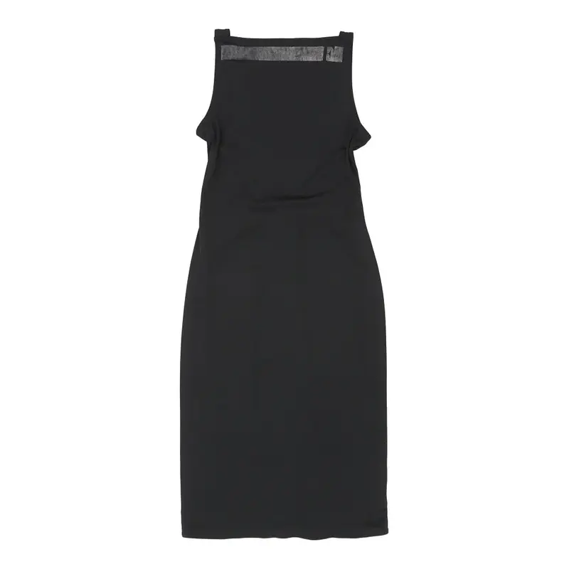 Gianfranco Ferre Midi Dress - Large Black Nylon Blend | Size: large