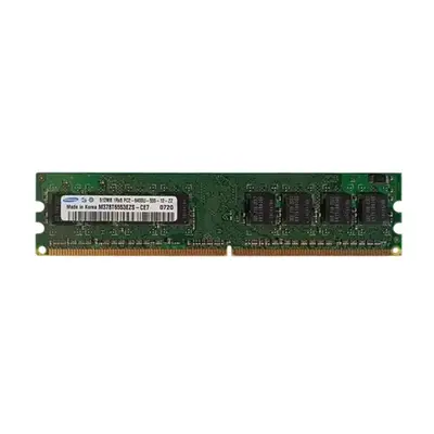 Samsung M378T6553EZS-CE7 | 512MB DDR2-800MHz PC2-6400 Non-ECC Unbuffered UDIMM CL6 1Rx8 1.8V 240-Pin Memory Module