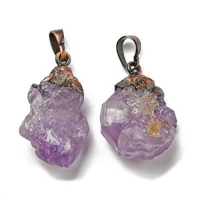 Natural Amethyst Pendants