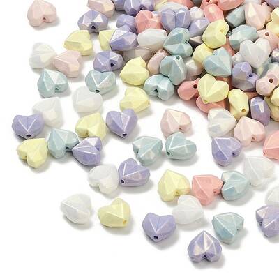 UV Plating Opauqe Acrylic Beads