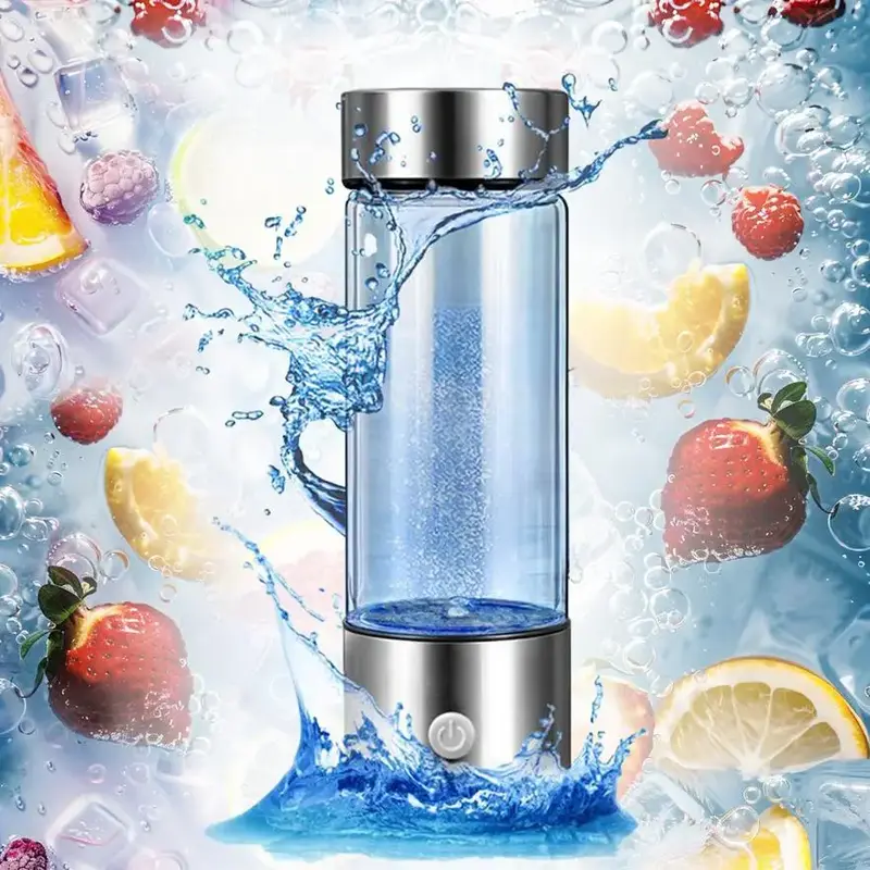 Hydrogen Water Bottle, Hydrogen Water Generator, Water Glass Cup Rich in Hydrogen, Water Bottles for School, Cup for Home Sch...