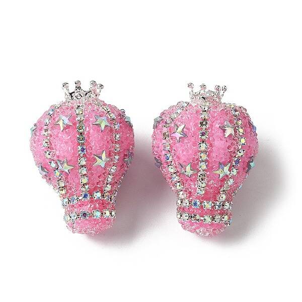 Opaque Acrylic Rhinestone Beads