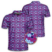 Whale Tail Polo Golf Shirt, Funny Golf Polos for Men Funny Print Short Sleeve Shirts Quick Dry Polo Shirt Performance Golf Ou...