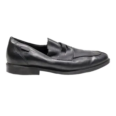MEPHISTO Loafer Shoes Black Leather Mens UK 7.5