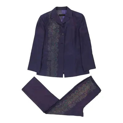 Gigli Full Suit - Large Navy Polyester Blend | Size: large