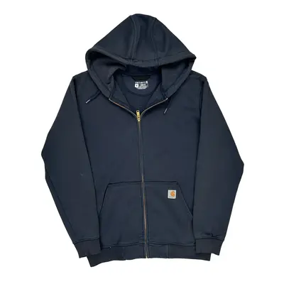 Carhartt Hoodie - Medium Black Cotton Blend