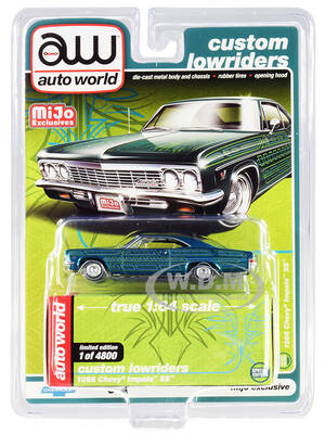 1966 Chevrolet Impala SS Blue Metallic with Graphics \