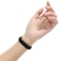 AISI HAIR Summervibes New 1 PCS Large Black Hair Ties for Women and Girls - High Stretching, Thick Seamless Cotton, No Damage...