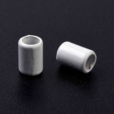 Column Rack Plating Spray Painted Alloy Beads for Jewelry Making