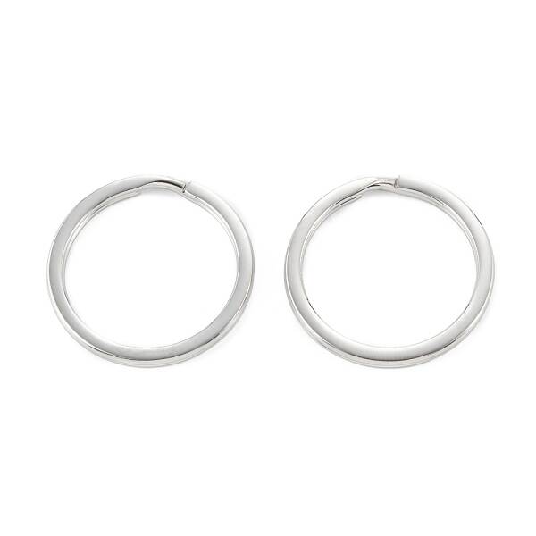 Non-Tarnish 304 Stainless Steel Split Key Ring Clasps