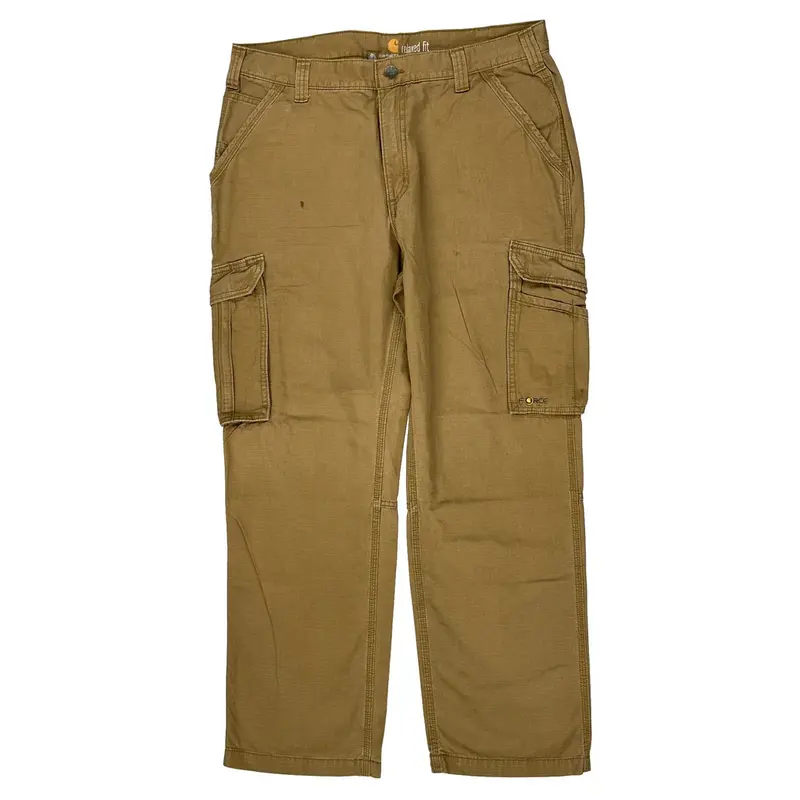 Carhartt Cargo Trousers - 36″ Waist Brown Cotton