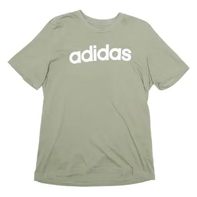 ADIDAS Mens T-Shirt Green M