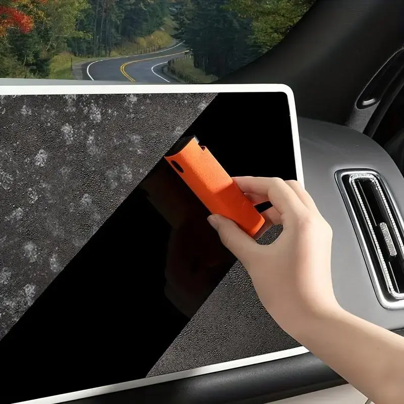3 In 1 Portable Car Interior Mist Cleaner Spray, Convenience Wipe Cleaner, Multifunctional Screen Cleaning Tool for Car Phone...