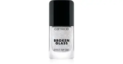 Catrice Broken Glass Effect Top Coat Nails with Glitter Color 050 Sparkling Reflection 10.5 ml