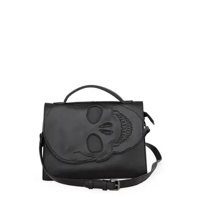 Skull Cut-out Satchel Crossbody Bag