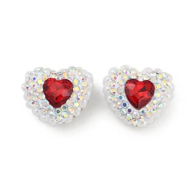 Polymer Clay Glass Rhinestone Beads
