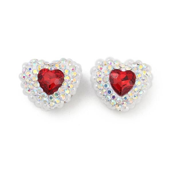 Polymer Clay Glass Rhinestone Beads