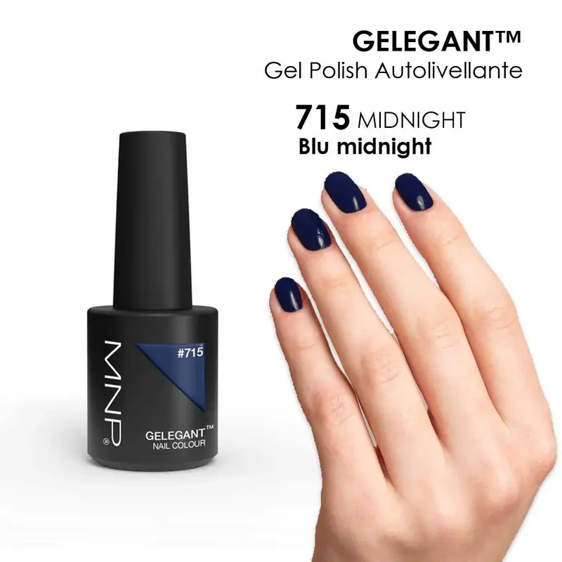 MNP MESAUDA GELEGANT Gel nail polish 8ml 715 Midnight