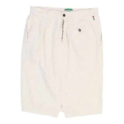 Moschino Jeans Cord Skirt - 34W UK 14 White