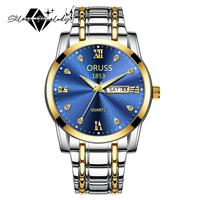 SilverMelody Top Brand Luxury Man Wristwatch Waterproof Luminous Date Week Men Watches Stainless Steel Quartz Men's Watch Mal...