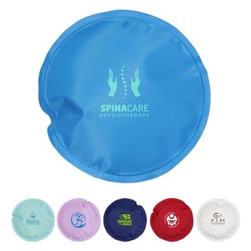 100 Promotional Round Nylon-Covered Hot Cold Pack - Reusable & Gel ...