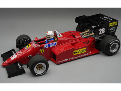 Ferrari 126 C4-M2 #28 Rene Arnoux Formula One F1 European GP (1984) with Driver Mythos Series Limited Edition to 80 piece...