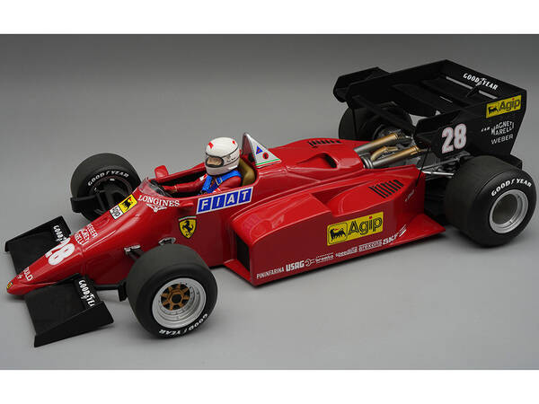 Ferrari 126 C4-M2 #28 Rene Arnoux Formula One F1 European GP (1984) with Driver Mythos Series Limited Edition to 80 piece...