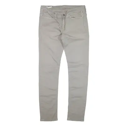 MELTIN POT Jeans Grey Denim Slim Skinny Womens W34 L34