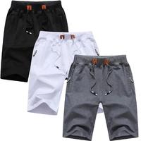 3-Pack Men's Summer Casual Shorts with Zipper Pockets | Elastic Waist + Drawstring | 12+ Colors | Sizes 30-46 (Gym, Outdoor, ...