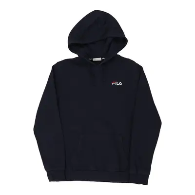 Fila Hoodie - Small Navy Cotton
