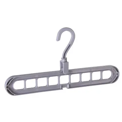 9-hole Clothes Hanger Organizer Space Saving Hanger | Color: Gray