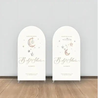Aperturee Moon Star Decoration Kids Baby Shower Arch Backdrop | Diy Round Arch Backdrop | Chiara Wall Backdrop Diy | Chiara A...