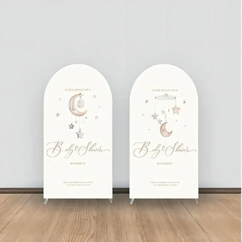 Aperturee Moon Star Decoration Kids Baby Shower Arch Backdrop | Diy Round Arch Backdrop | Chiara Wall Backdrop Diy | Chiara A...