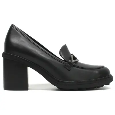 Vionic Tiburon Leather Women's Court Shoes - Black - Size:US 11 Women