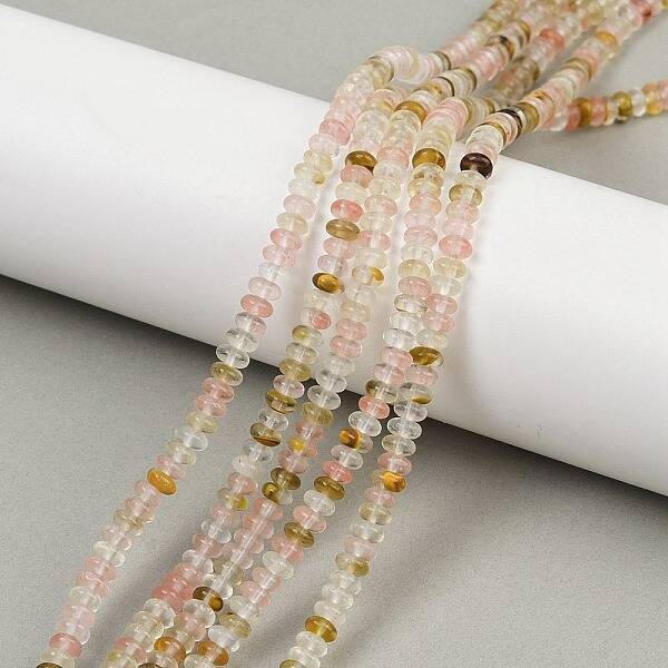 Watermelon Stone Glass Beads Strands